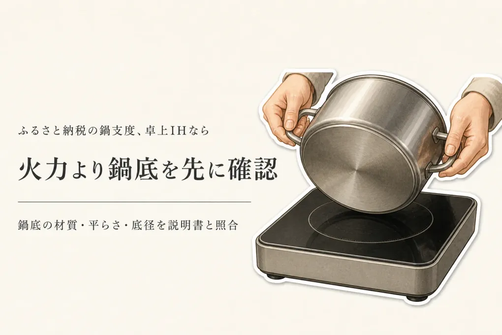 寒くなる前の卓上IH鍋支度｜火力より先に手持ち鍋との組み合わせを確かめる