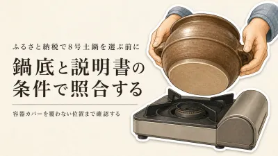 土鍋8号はカセットコンロで使える？鍋底の大きさを安全に判断する順番