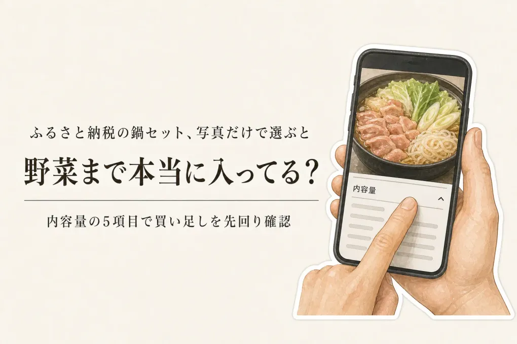 ふるさと納税の鍋セットは野菜付き？買い足しなしで完成するか内容量から確認する方法